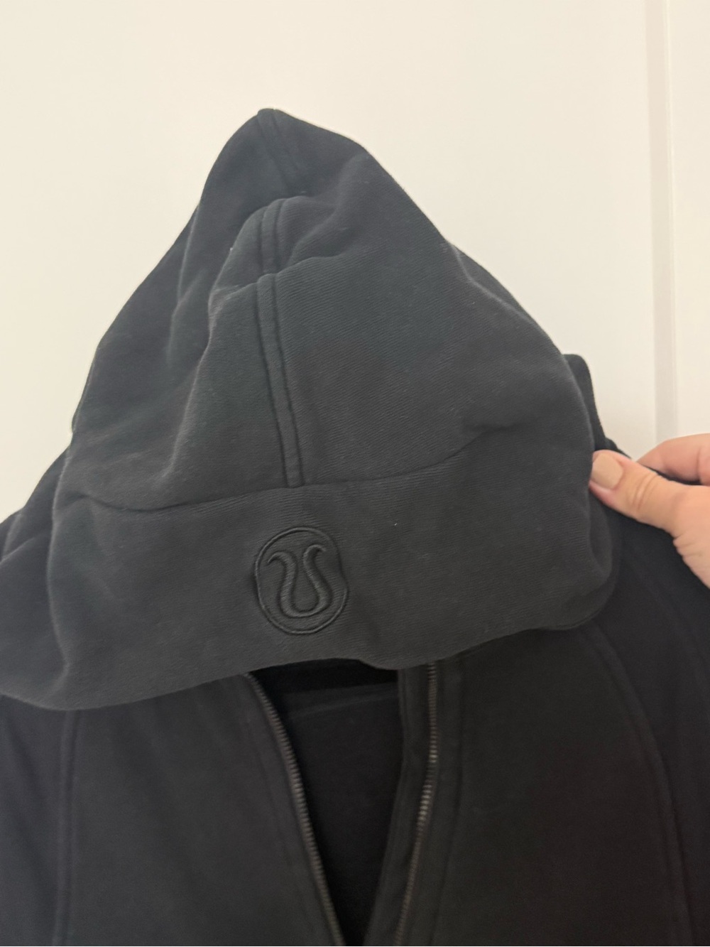lululemon athletica Black Cropped Half-Zip Hoodie - Picture 3 of 4